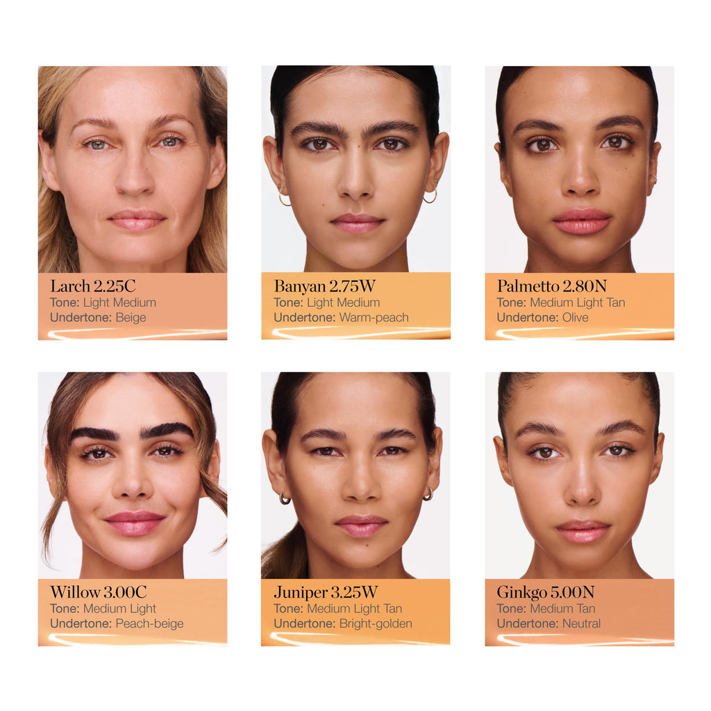 Ogee Complexion Perfecting Liquid Foundation – Organic, Made in USA, 5.00N Medium Tan