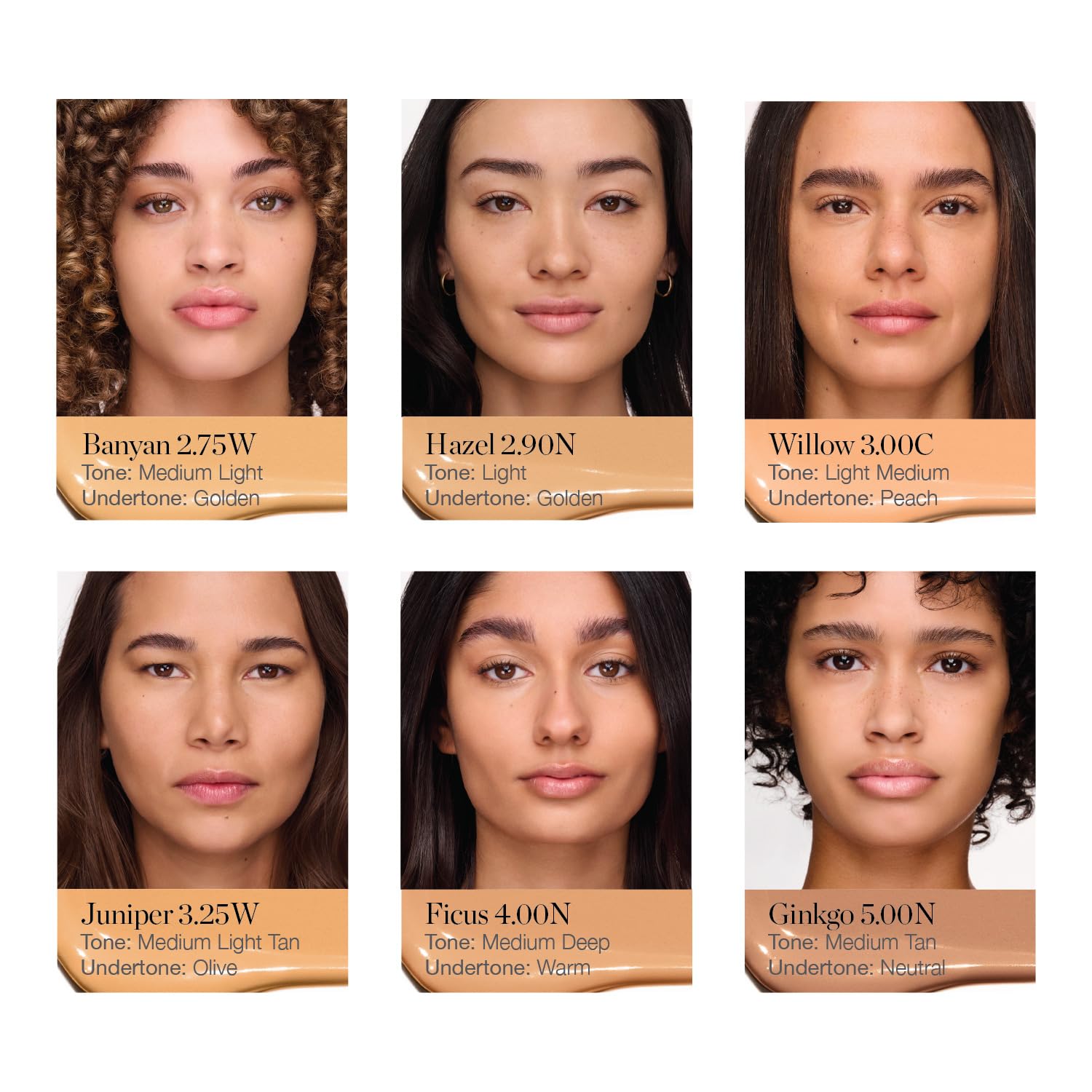 Ogee Complexion Perfecting Under Eye Concealer - Certified Organic Full Coverage Concealer - Buildable Coverage - GINGKO 5.00N - Medium Tan (Neutral Undertones)