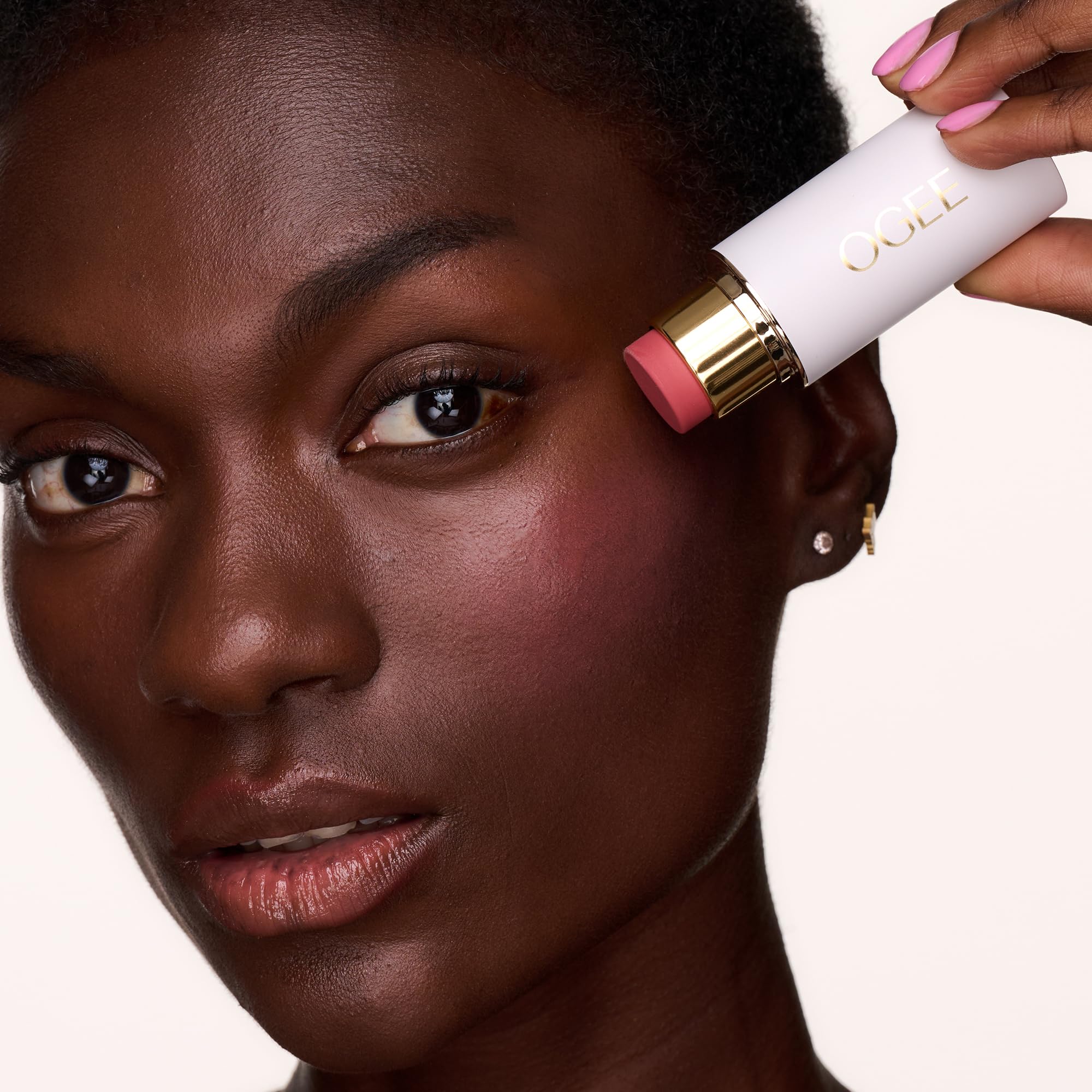 Ogee Midnight's Kiss Rose Quartz Face Stick & Thistle Lip Gloss Duo | Limited Edition Holiday Gift Set