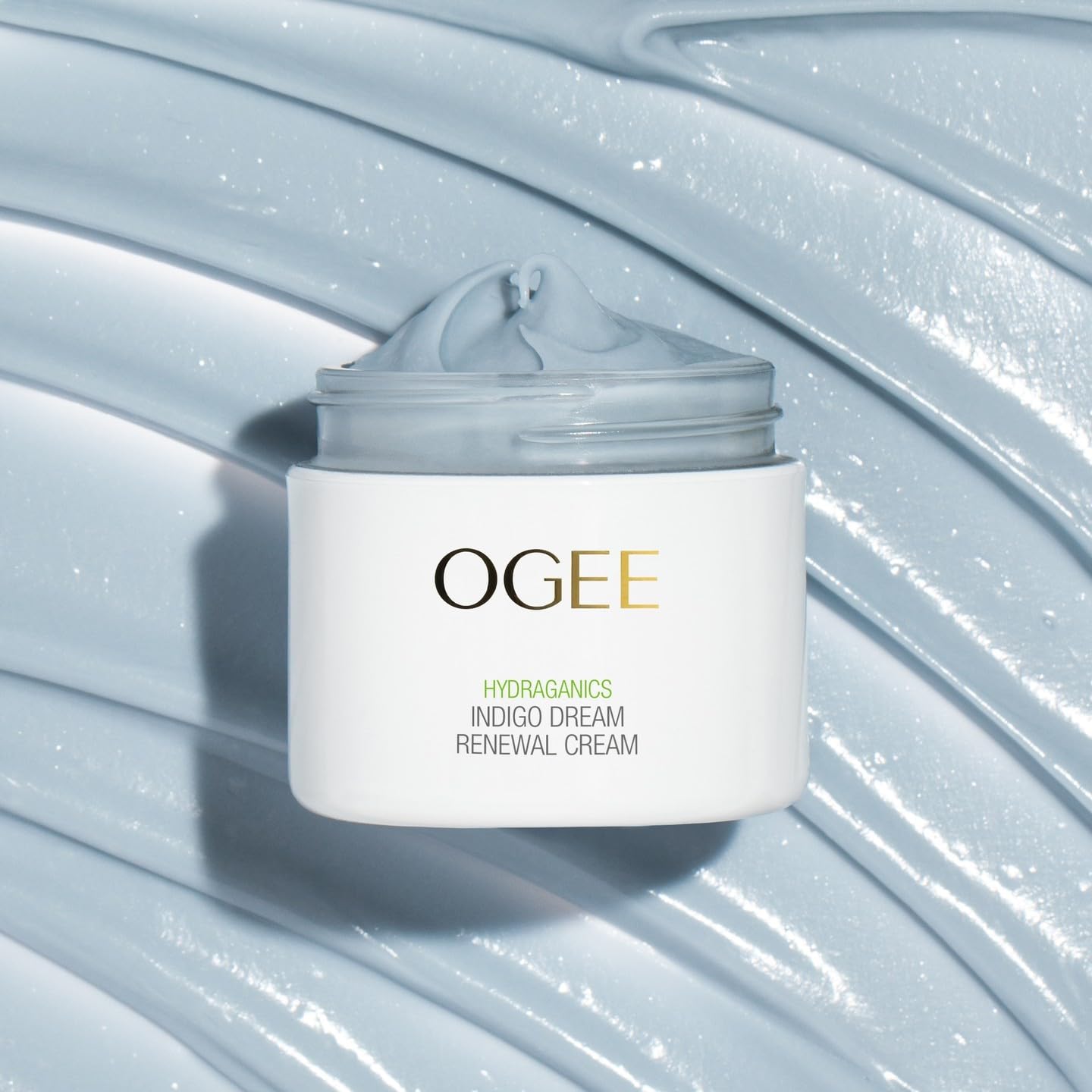 Ogee Indigo Dream Renewal Cream – Hydrating Hyaluronic Acid & Ceramides, Organic, Cruelty-Free, Made in USA