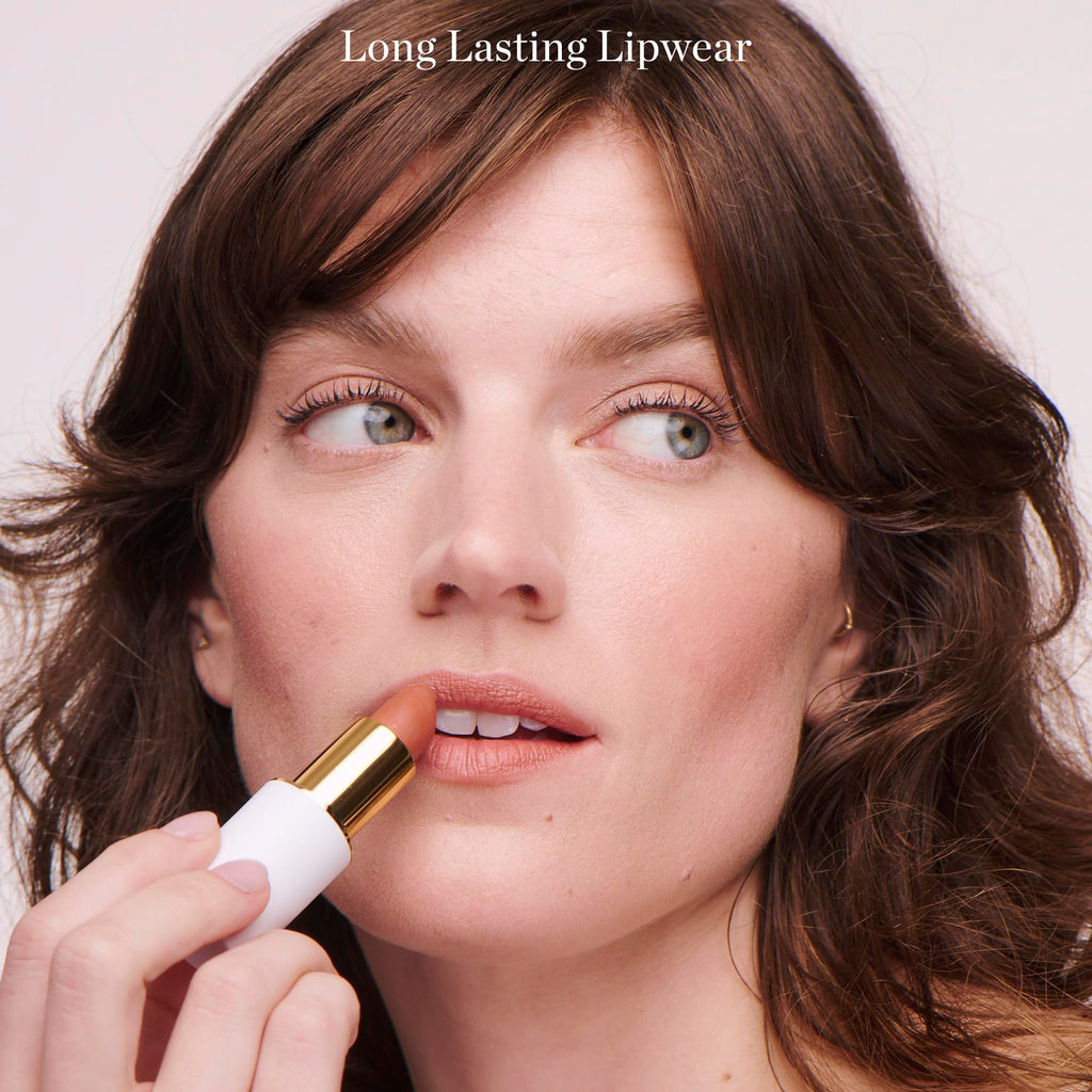 Ogee Full Bloom Sculpted Lipstick Amnesia Blackberry Mauve | 70% Organic, Jojoba Oil, Micro Hyaluronic Acid | Made in USA
