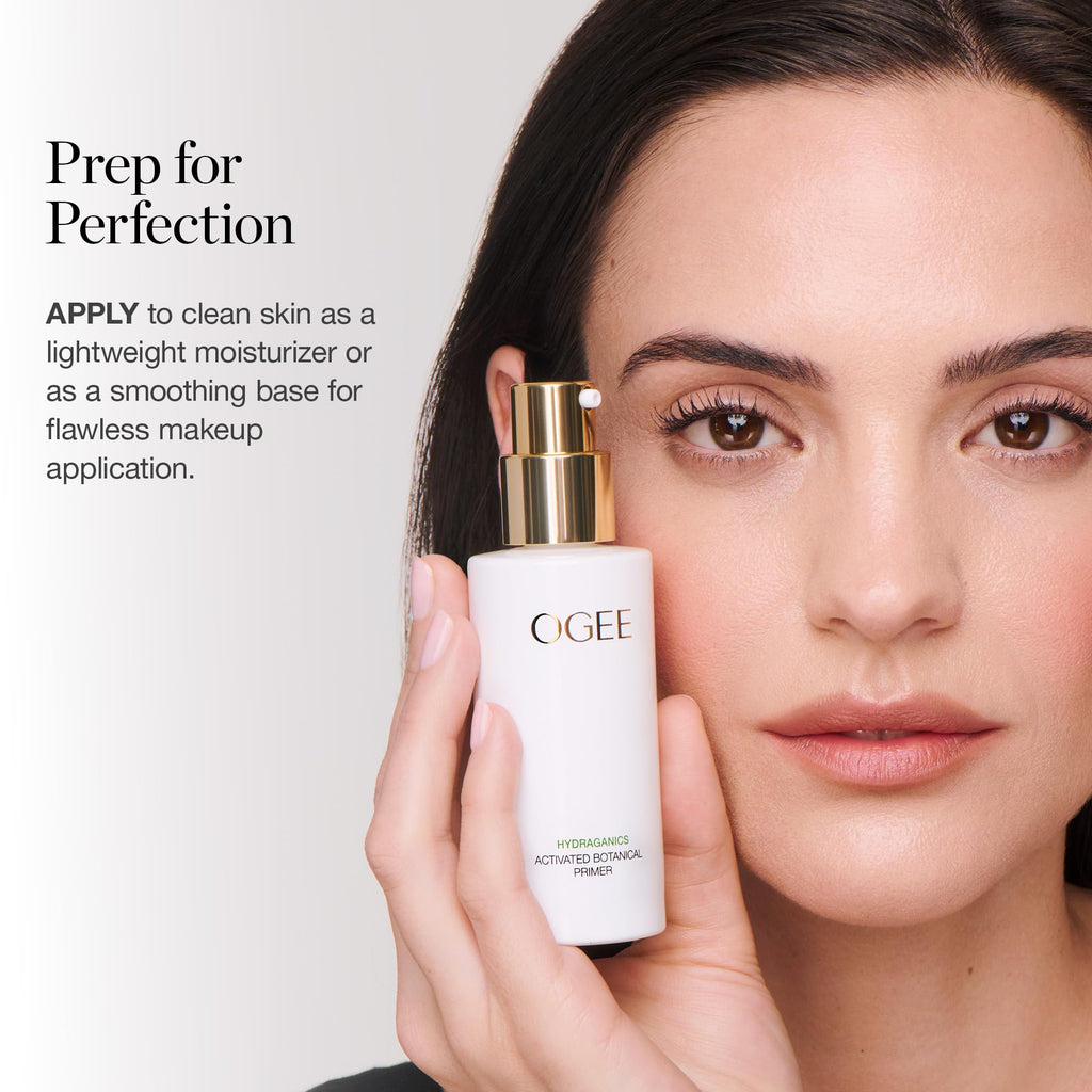 Ogee Makeup Primer - Hydrating Botanical Face Primer for All Skin Types | 73% Organic, Made in USA