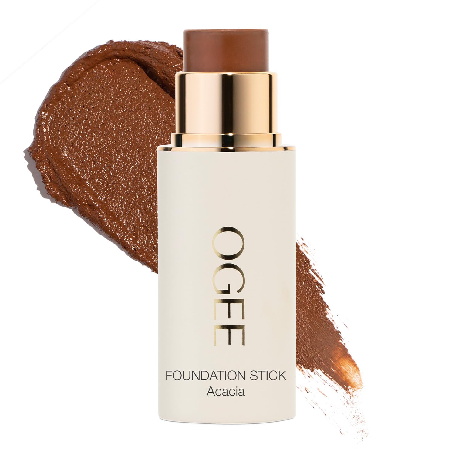 Ogee Sculpted Complexion Foundation Stick Acacia 12.25C Deep Red Undertones – Full Coverage, 70% Organic