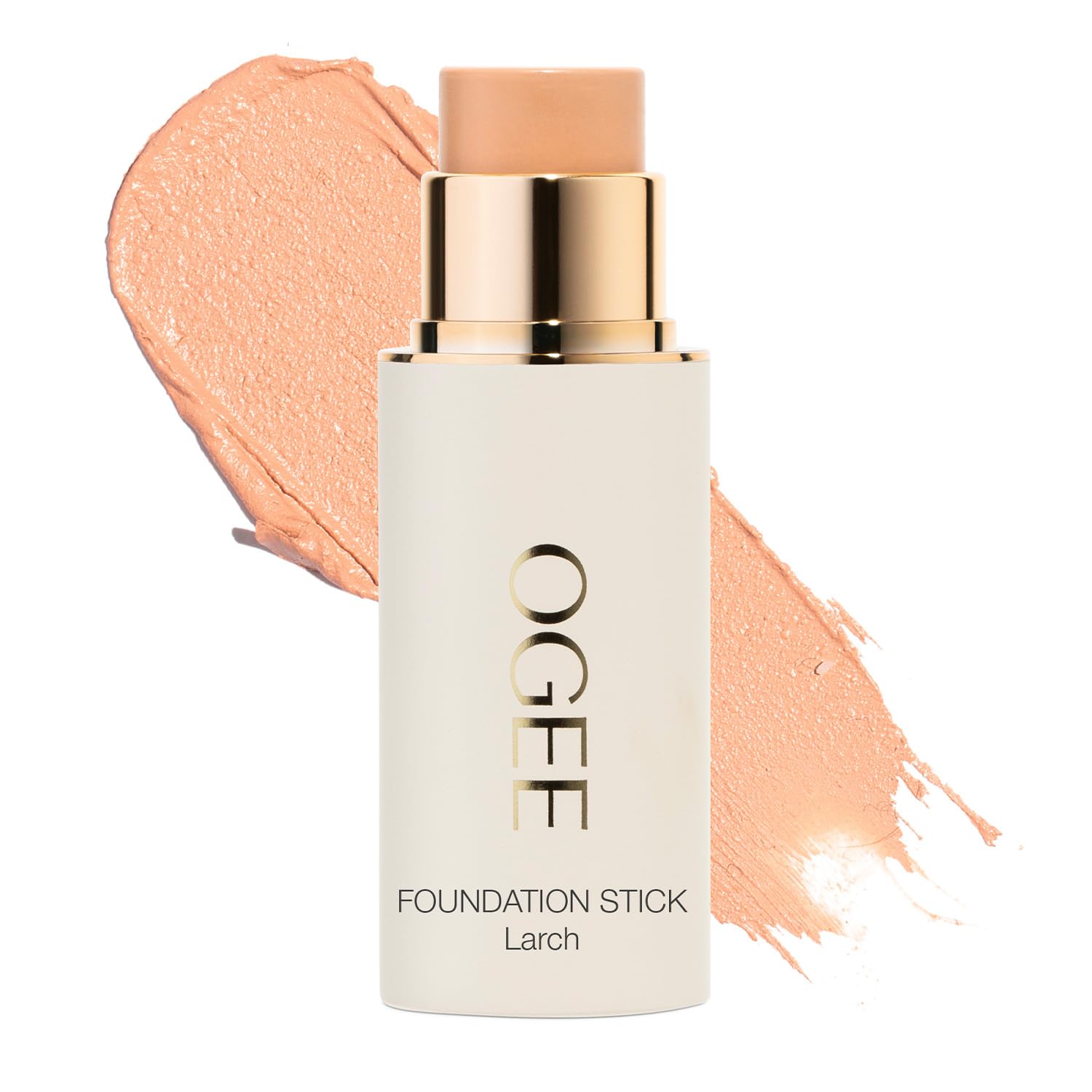 Ogee Sculpted Complexion Foundation Stick Larch 2.25C – Light Medium, Beige Undertones | Full Coverage & 70% Organic