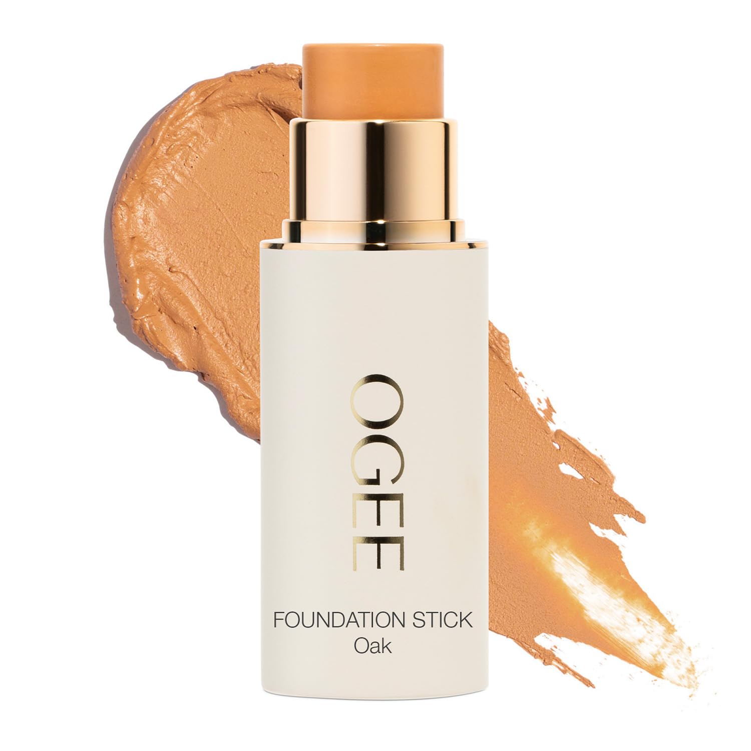 Ogee Sculpted Complexion Foundation Stick Oak 5.5N – Medium Beige, Golden Undertones | 70% Organic