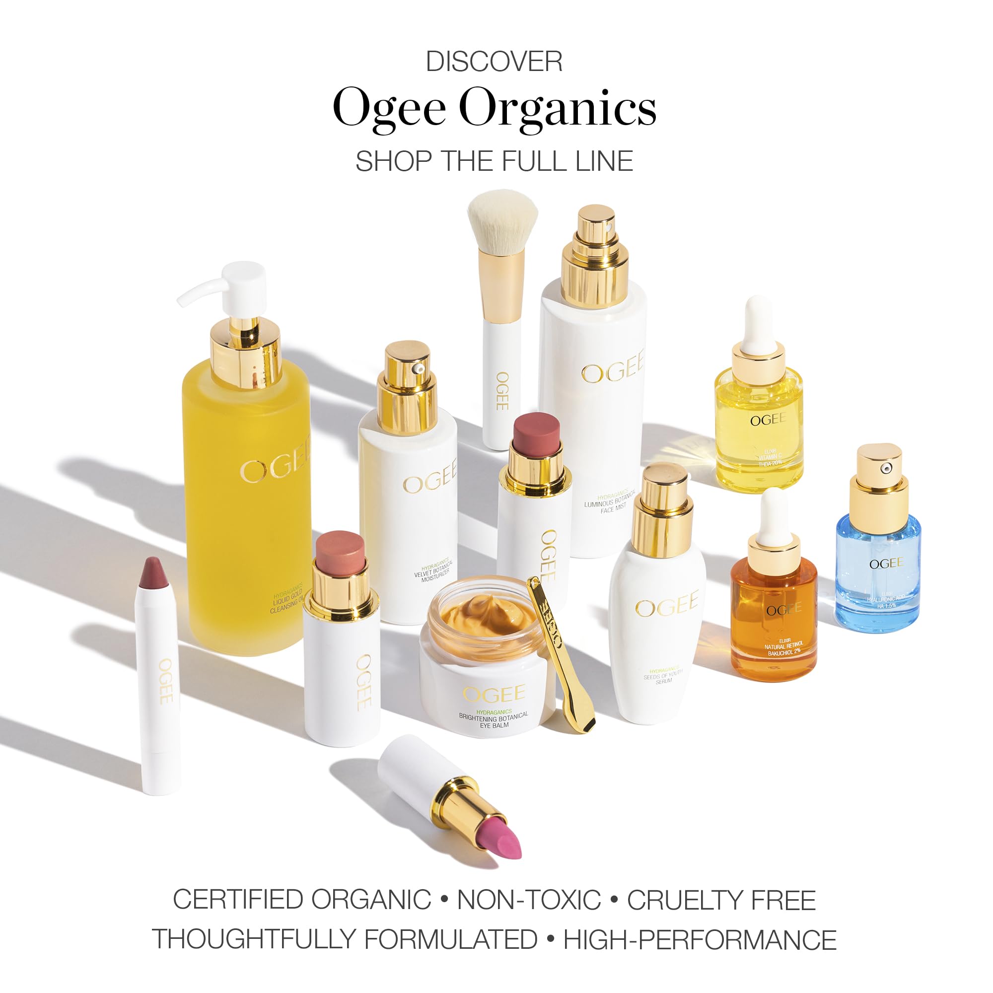Ogee Sculpted Foundation Stick Sequoia 13.5C - Deep Auburn, Copper Undertones | Full Coverage Makeup, Instantly Balance & Even Skin, 70% Organic