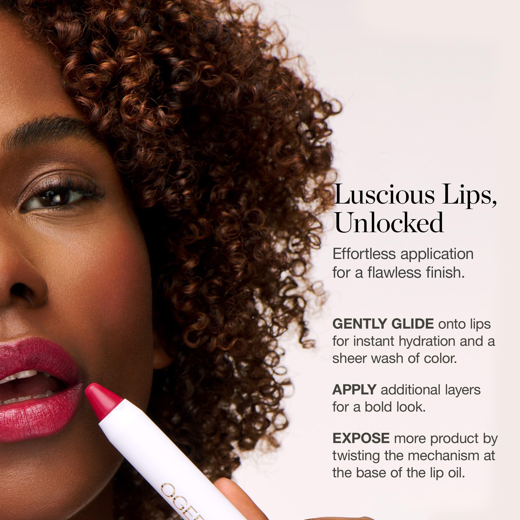 Ogee Viola Lip Tint Oil – Buildable Blackberry Brown Lip Color & Treatment