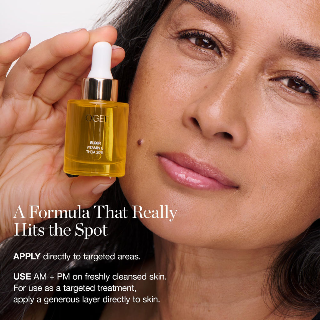 Ogee Vitamin C THDA 20% Elixir Certified Organic Vitamin C Face Serum