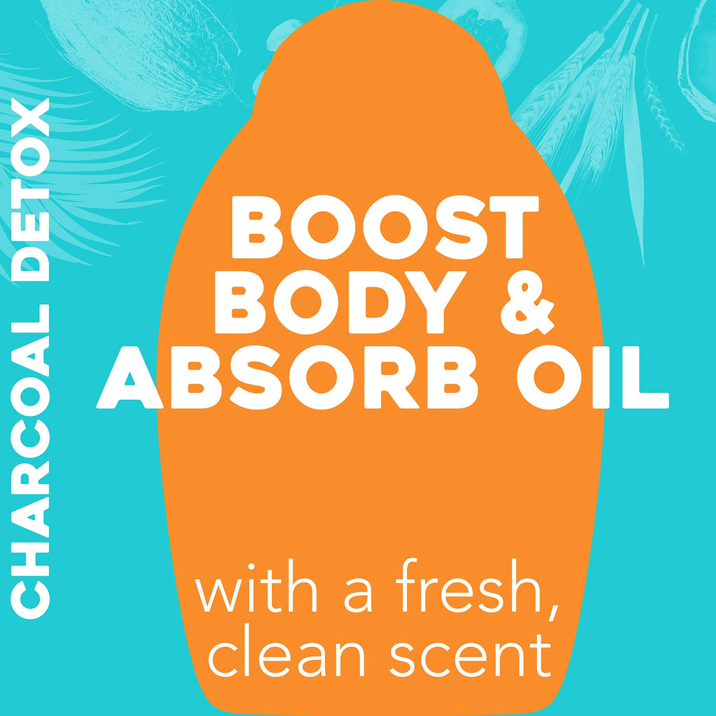 OGX Purifying Charcoal Detox Dry Shampoo Spray – Activated Charcoal & Kaolin Clay, 5 oz