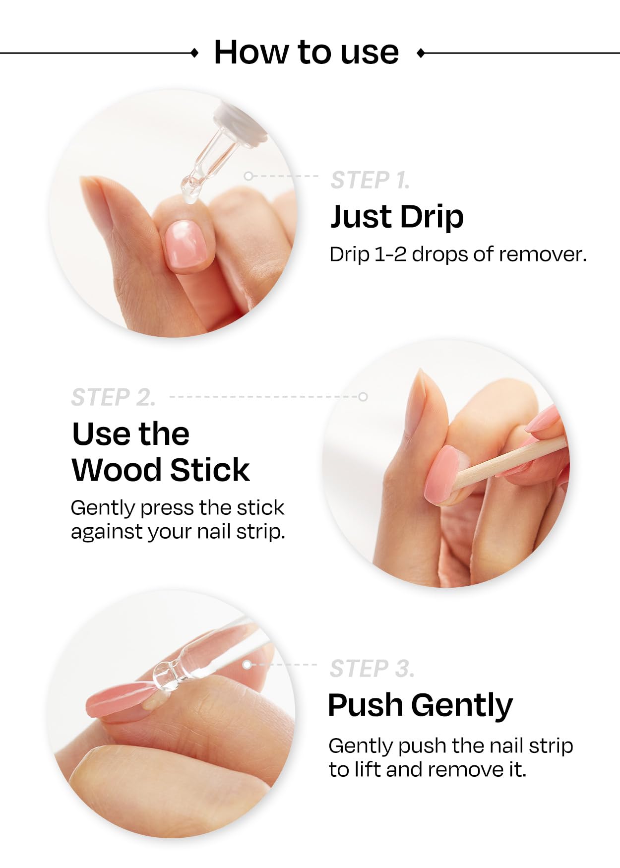 ohora Bundle Set – Nail Essential Duo: Easy Peel Remover & Top Gel for Semi-Cured Gel Nail Strips