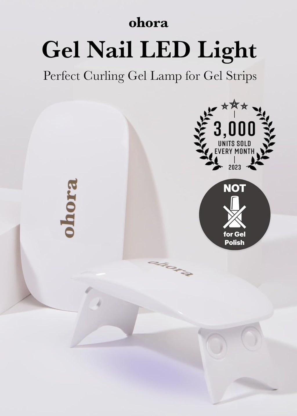 Ohora Care LED Lamp for Gel Nail Strips – 6W, 2 Timers