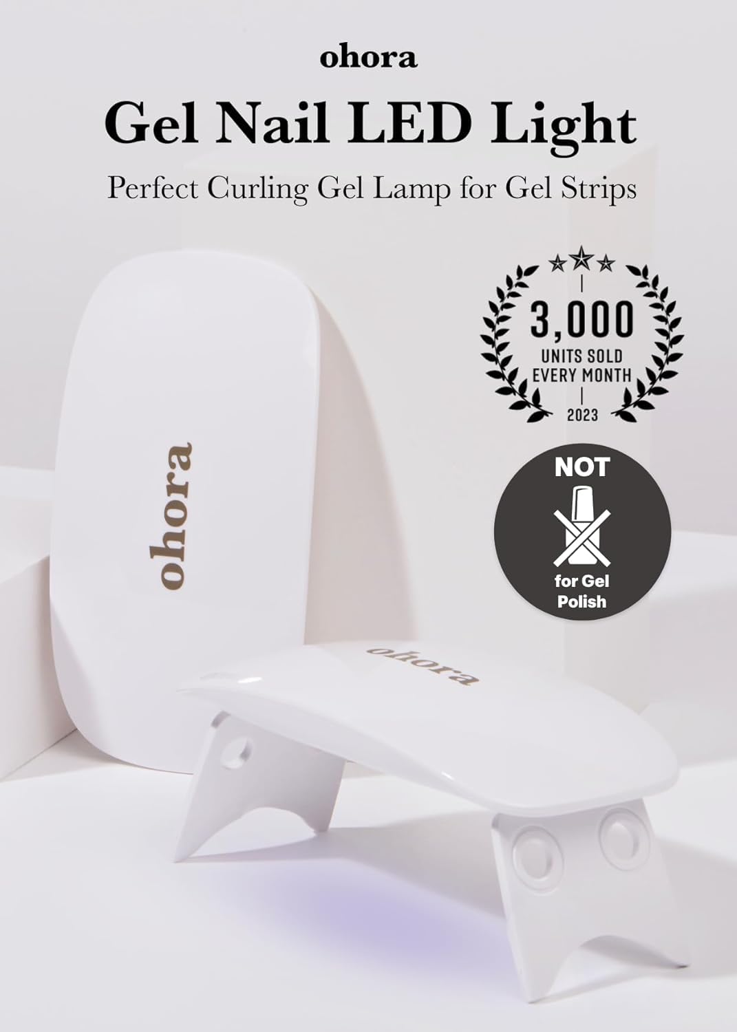 Ohora Care LED Lamp for Gel Nail Strips – 6W, 2 Timers
