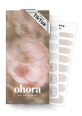 ohora Semi Cured Gel Nail Strips N Grace Bloom – White & Gem