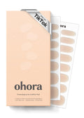 ohora Semi Cured Gel Nail Strips N Bare Milk Tea – Salon-Quality