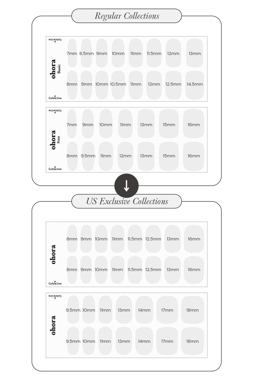 ohora Semi Cured Gel Nail Strips (N Party Night) – Dark Glitter, Easy At-Home Salon Nails