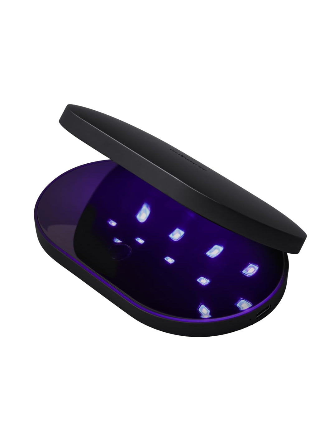 ohora Pro Portable Gel Lamp (Black) – 11W Max, 60s Timer, On-the-Go Gel Nail Curing
