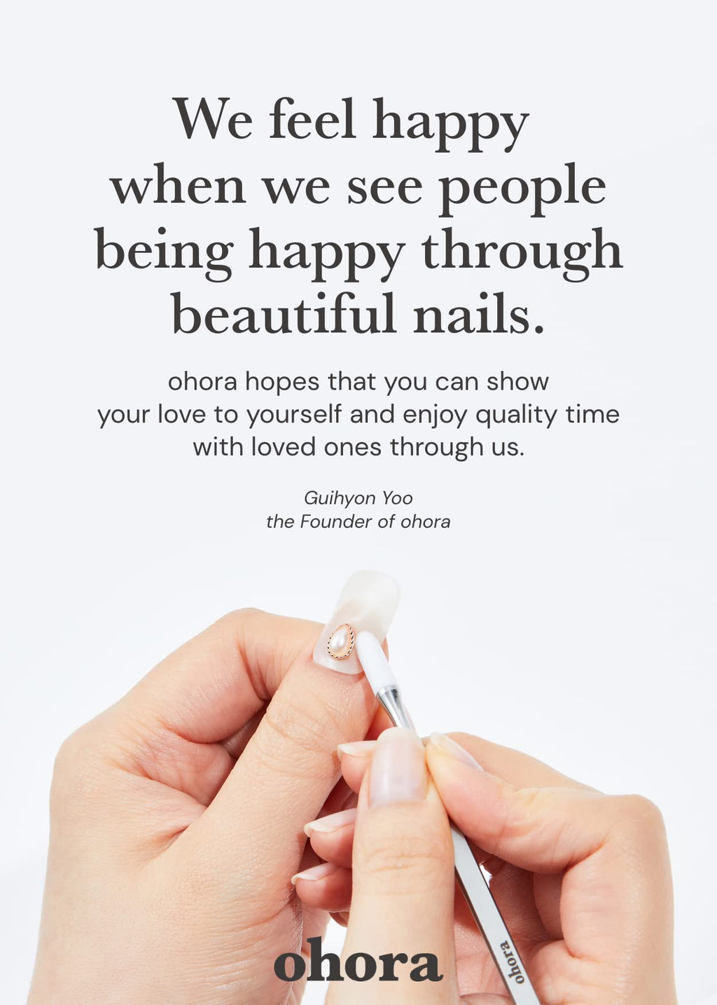 Ohora Semi Cured Gel Nail Strips (N Cream Window) – Green | Salon-Quality at Home