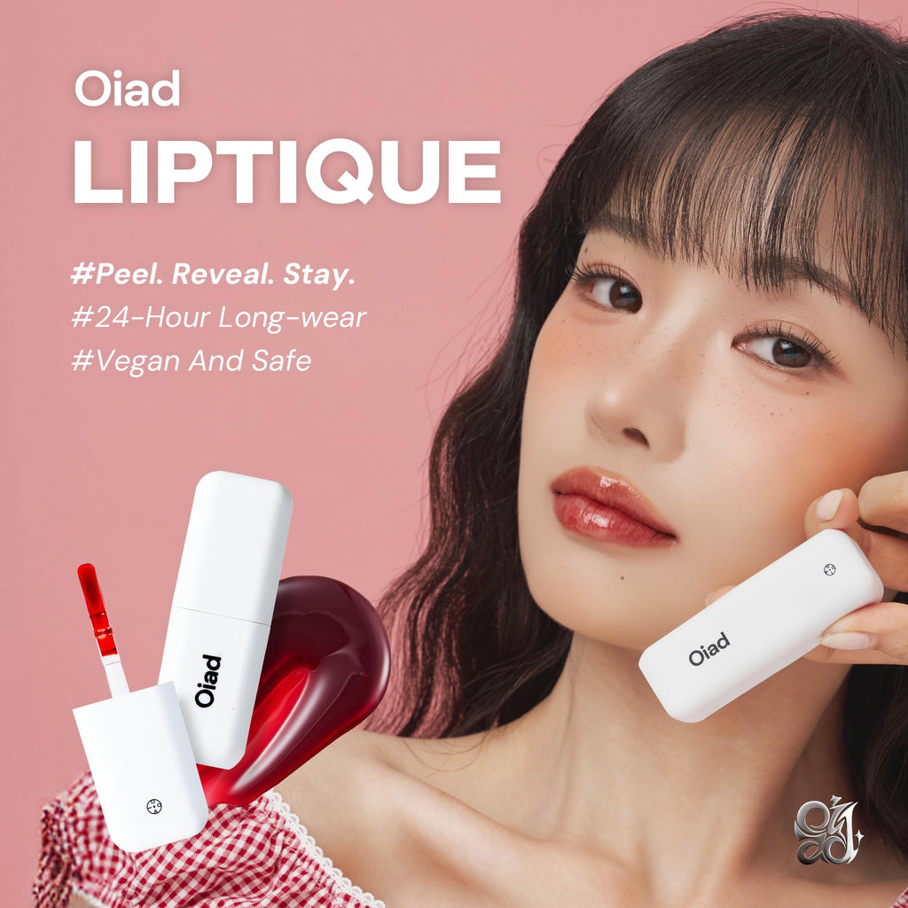 Oiad Liptique Lip Plumping Stain Peel Off – 24H Waterproof Korean Lip Tint