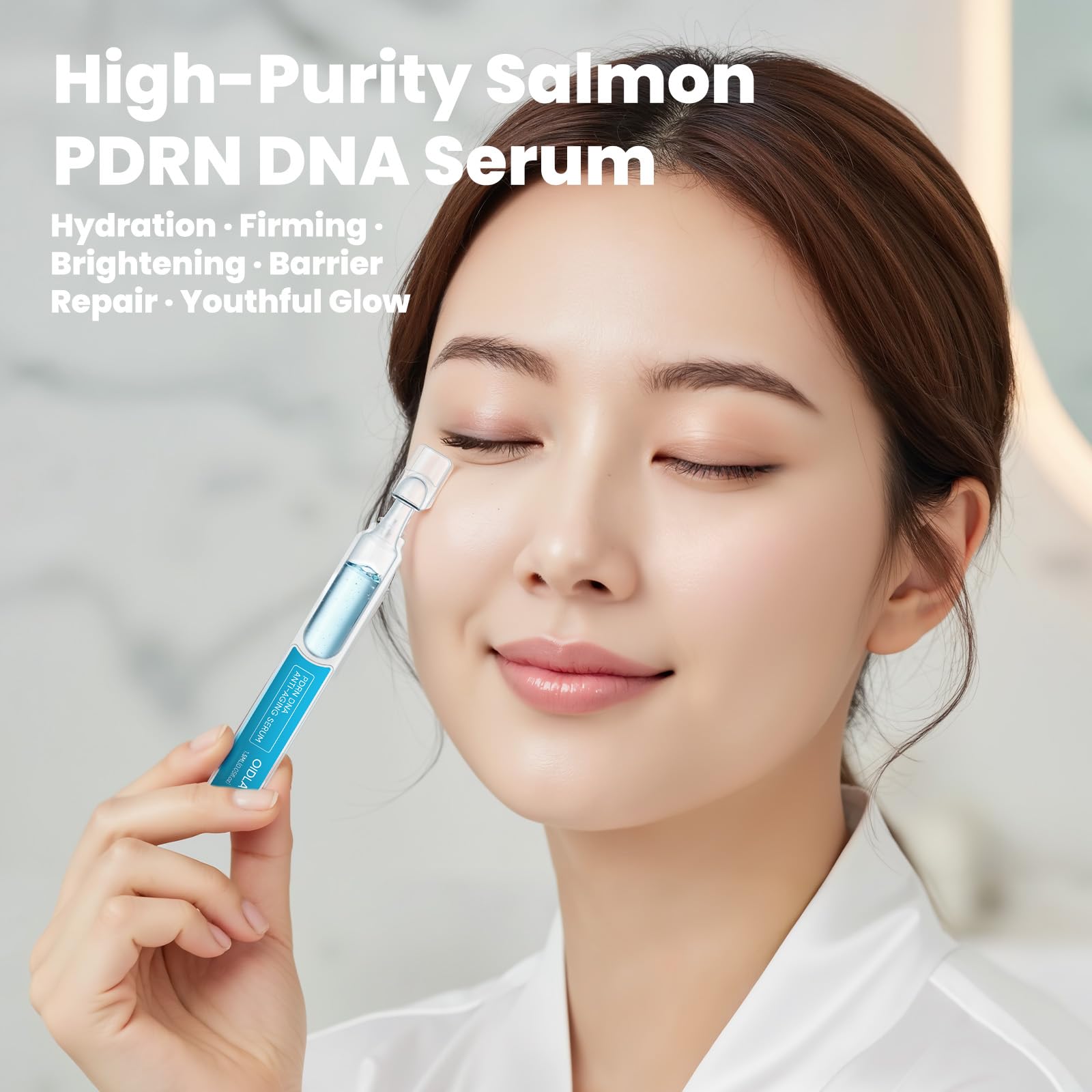 OIDLA Salmon DNA Serum – 5000ppm PDRN, 6 Hyaluronic Acids, 72-Hour Hydration
