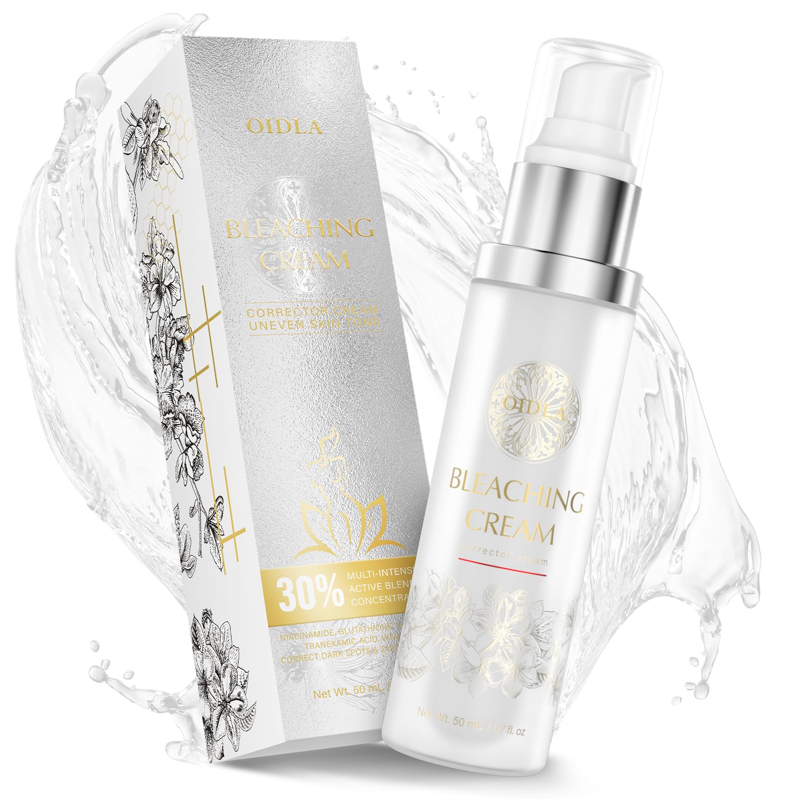 OIDLA Skin Bleaching Cream - Vitamin C for Intimate Areas (1.7 fl oz)