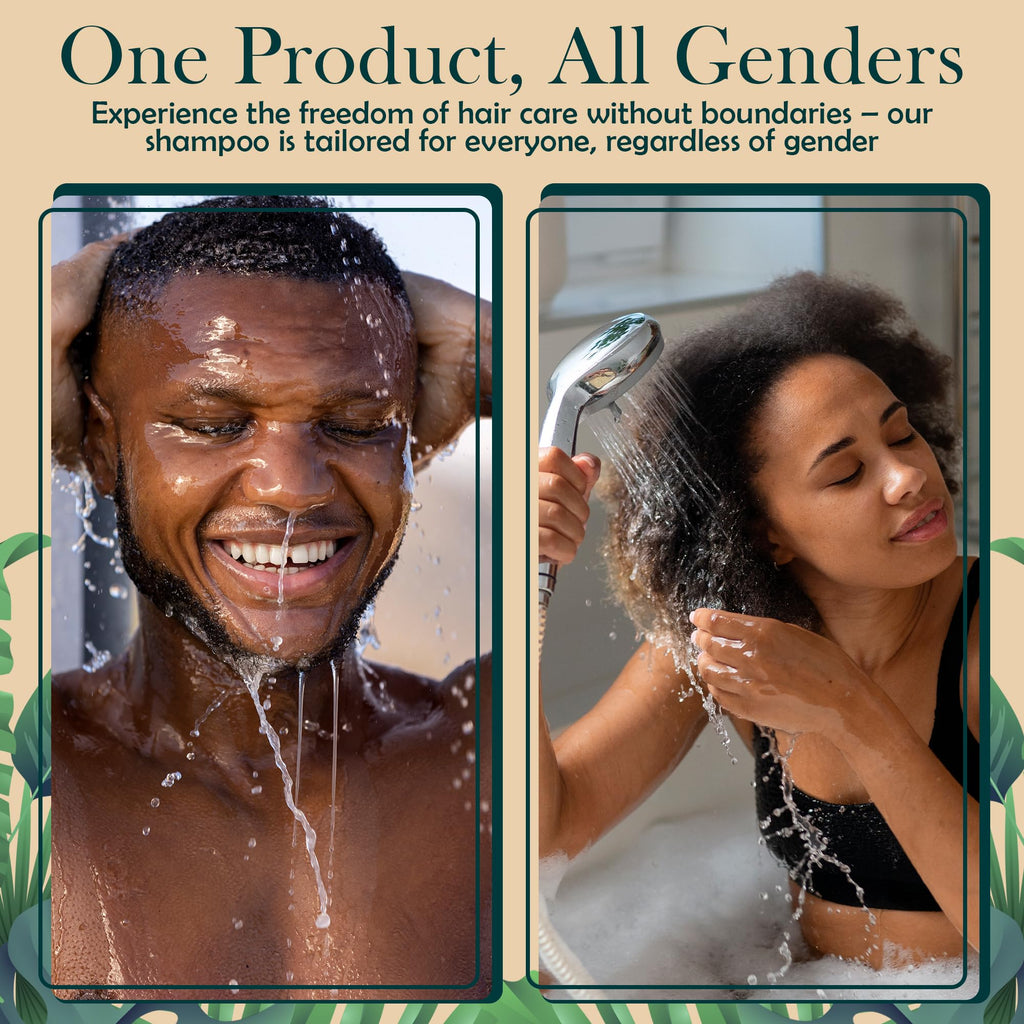OilnGlow USDA Organic Rosemary Hair Growth Shampoo – Fragrance Free, Biotin & Saw Palmetto
