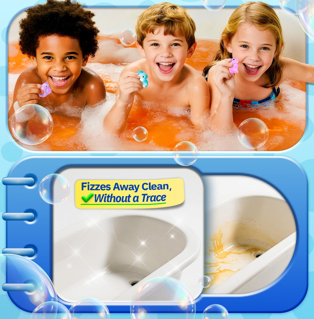 OinkSplash Kids Bath Bombs with Surprise Inside – 20 Pack Glow-in-the-Dark Toys