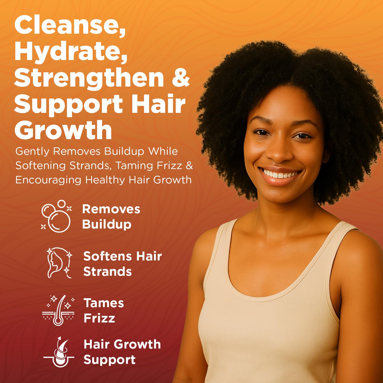 Okaga Batana Oil Shampoo & Conditioner Bundle — 3 Pack, Citrus Scent, Aloe Vera & Biotin