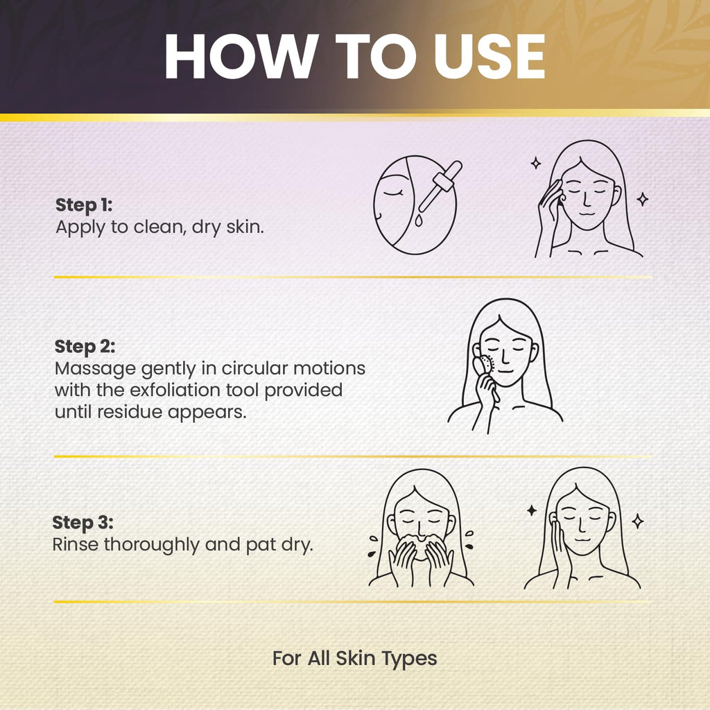 Okaga Peel Shot Glow Rice Ampoule Duo – White & Black Rice Exfoliant Skincare for All Skin Types