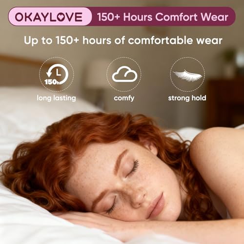 OKAYLOVE Lash Cluster Glue - 2-in-1 Waterproof Lash Bond & Seal, 150H+ Hold, Quick-Drying, Non-Irritating