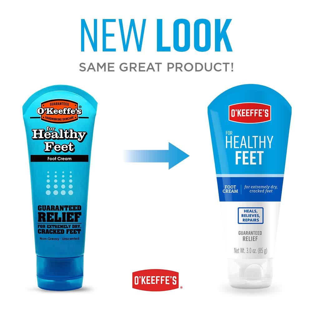 O'Keeffe's Healthy Feet Foot Cream Tube – 12 Pack, 3 oz Each