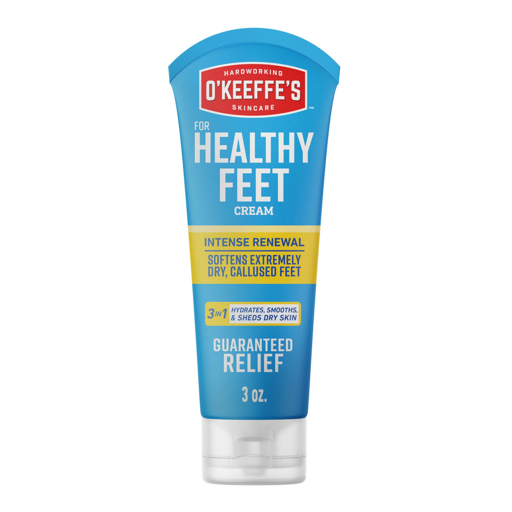 O'Keeffe's for Healthy Feet Intense Renewal Cream with Urea & Alpha Hydroxy Acid, 3 oz Tube