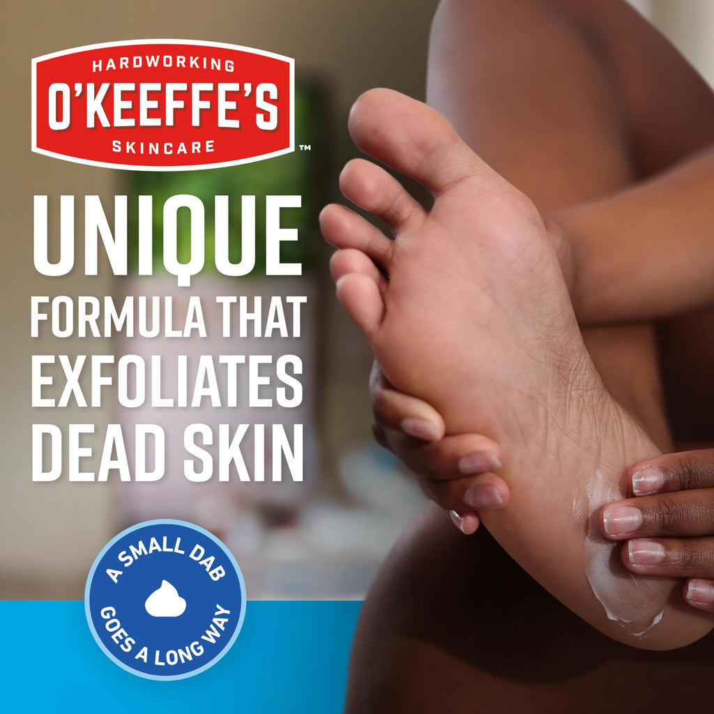O'Keeffe's for Healthy Feet Intense Renewal Cream with Urea & Alpha Hydroxy Acid, 3 oz Tube
