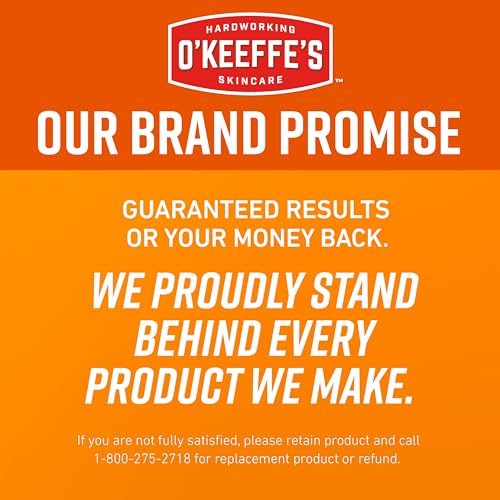 O'Keeffe's Lip Repair Unscented Lip Balm Stick – 6-Pack for Dry, Cracked Lips