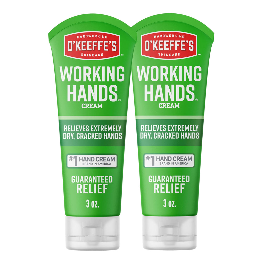 O'Keeffe's Working Hands – Extreme Dryness Hand Cream, 3 oz Tube (2 Pack)