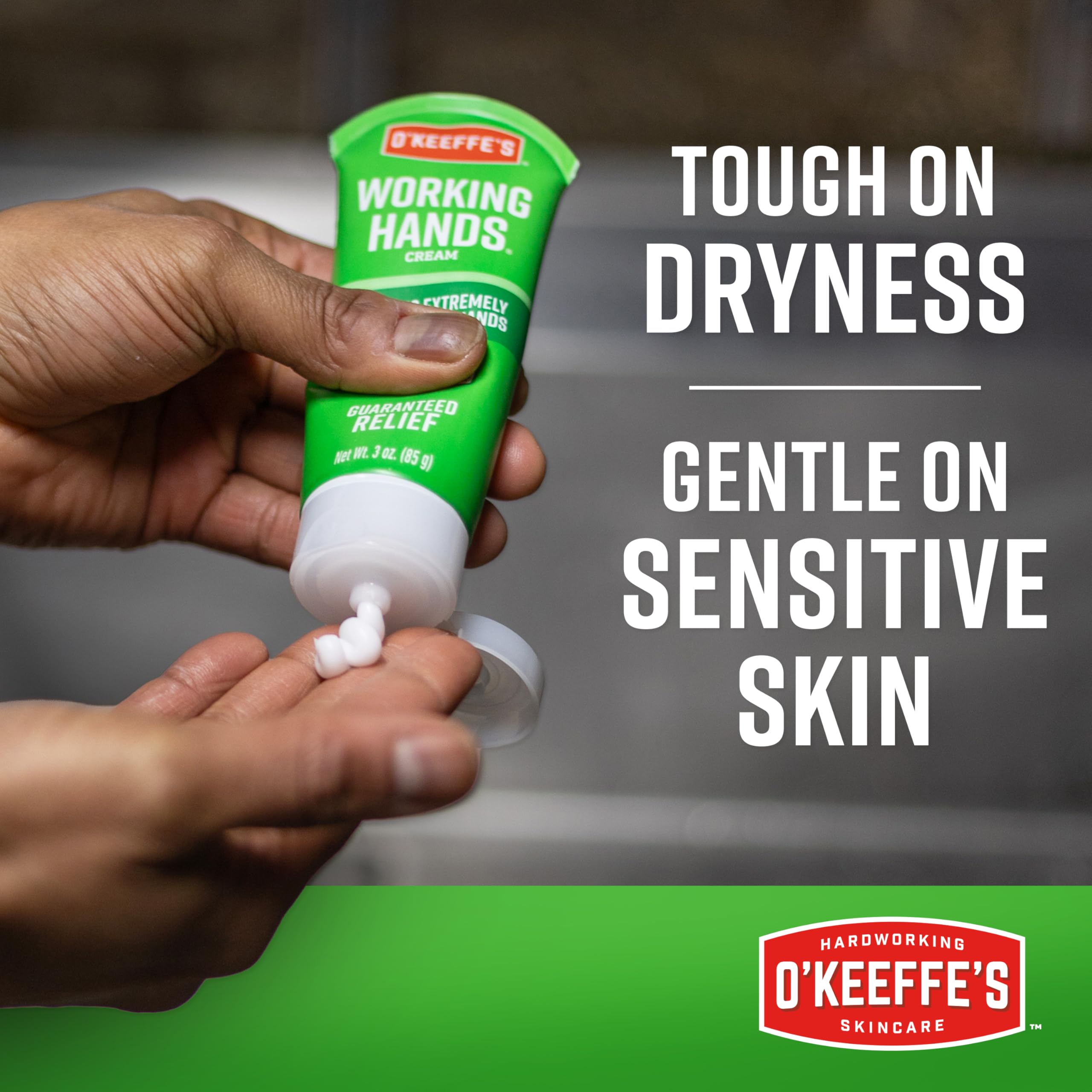 O'Keeffe's Working Hands Hand Cream for Extreme Dryness - 3 oz Tube (5 Pack) - Repairing Skincare for Cracked, Dry Hands