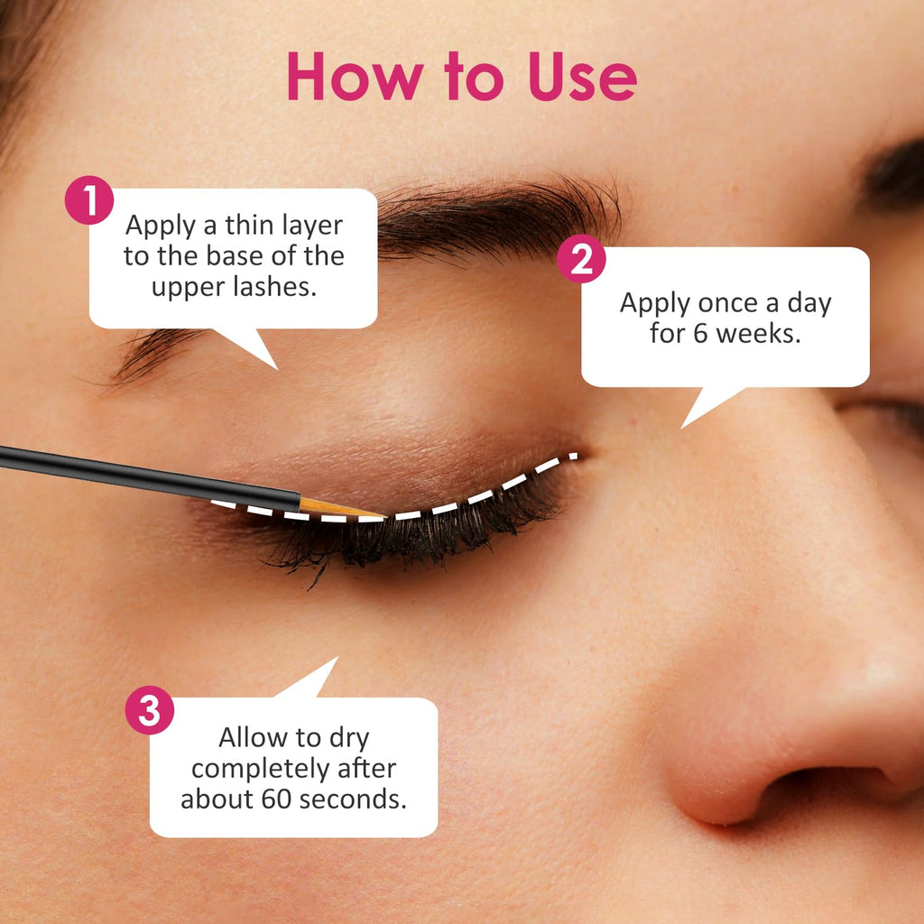 Okutani Eyelash Growth Serum with Biotin & Advanced Peptide Complex – Thicker, Longer Lashes