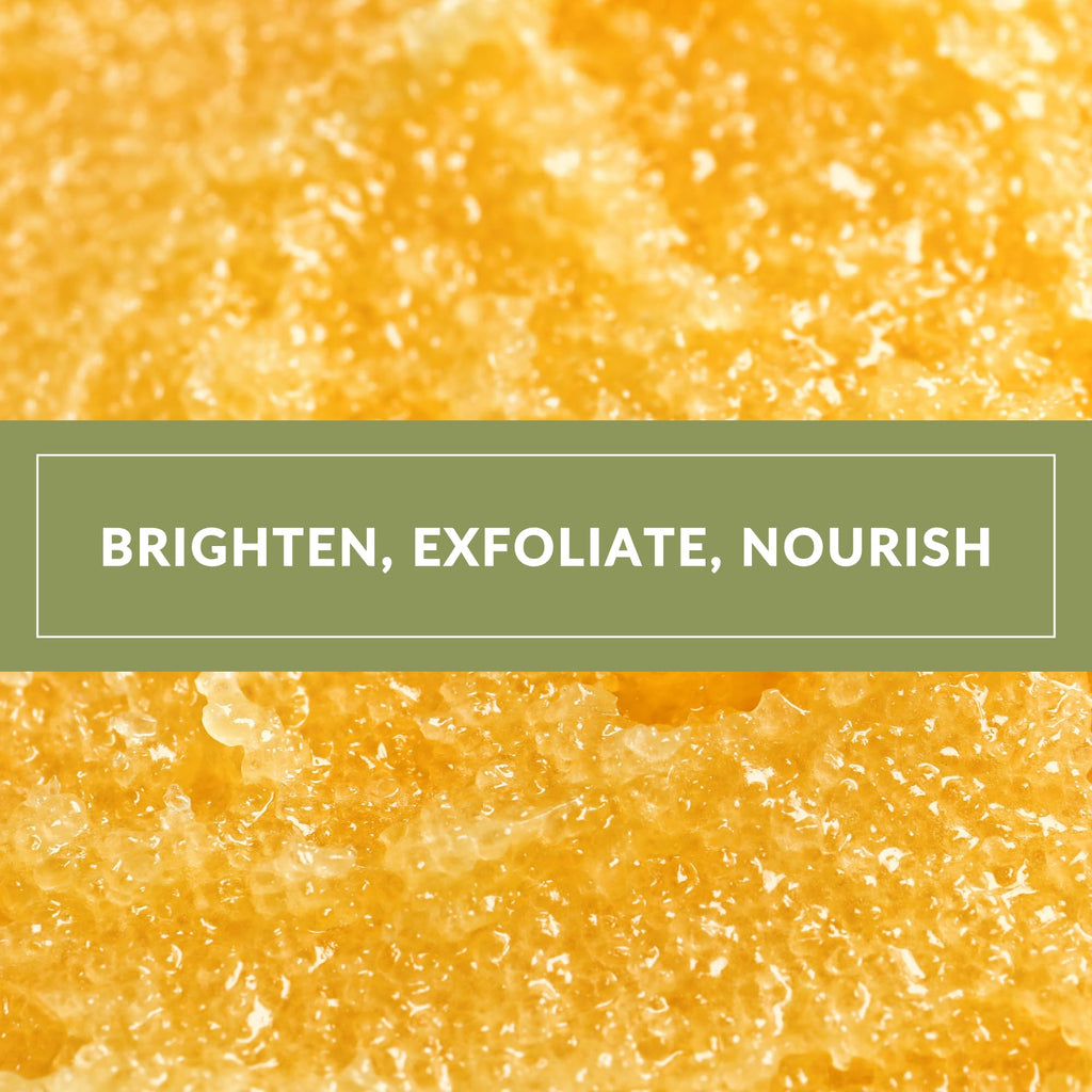 Olahoni Kojic Acid Turmeric & Manuka Honey Sugar Scrub – Exfoliate, Brighten, Hydrate – 18 oz Jar – Made in USA