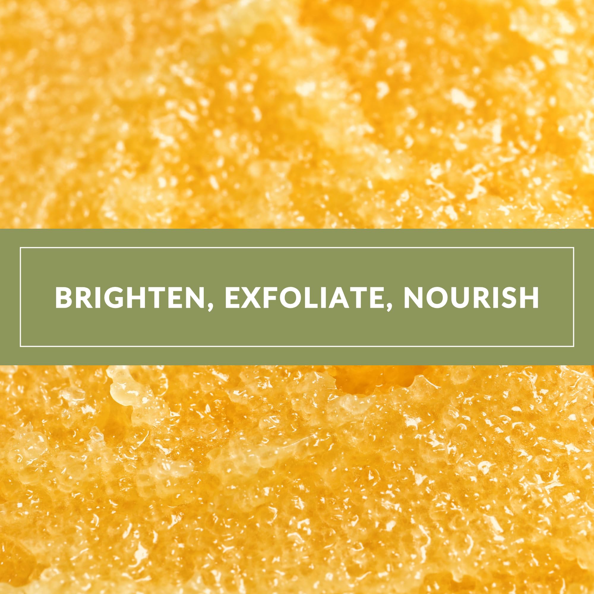 Olahoni Kojic Acid Turmeric & Manuka Honey Sugar Scrub – Exfoliate, Brighten, Hydrate – 18 oz Jar – Made in USA