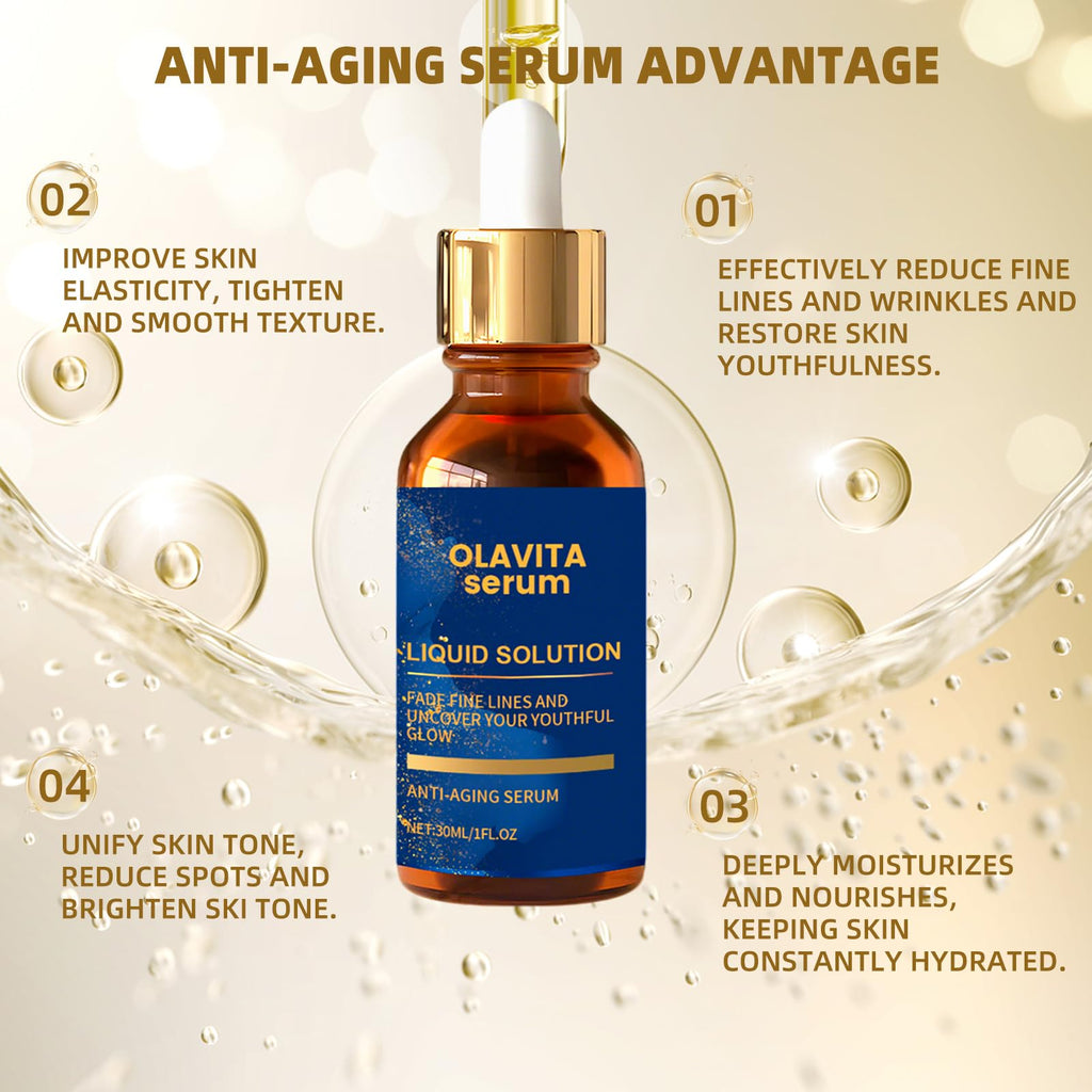 Olavita Serum - Vitamin C & E Anti-Aging Serum (2-Pack) for All Skin Types