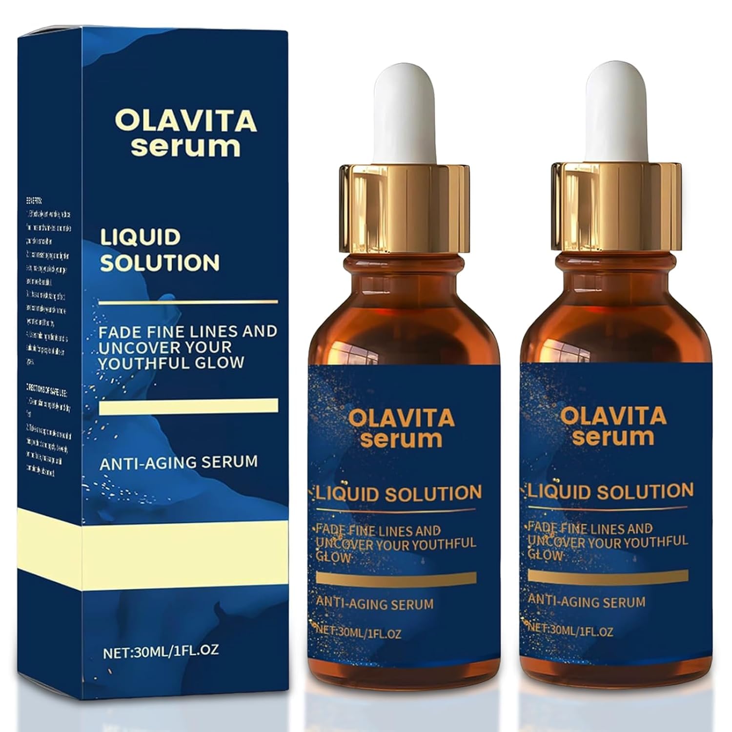 Olavita Serum - Vitamin C & E Anti-Aging Serum (2-Pack) for All Skin Types