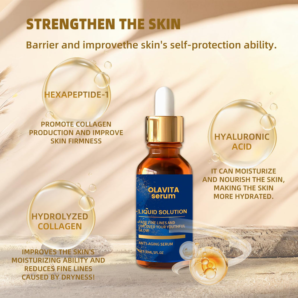 Olavita Serum - Vitamin C & E Facial Serum for Firmer, Youthful Skin