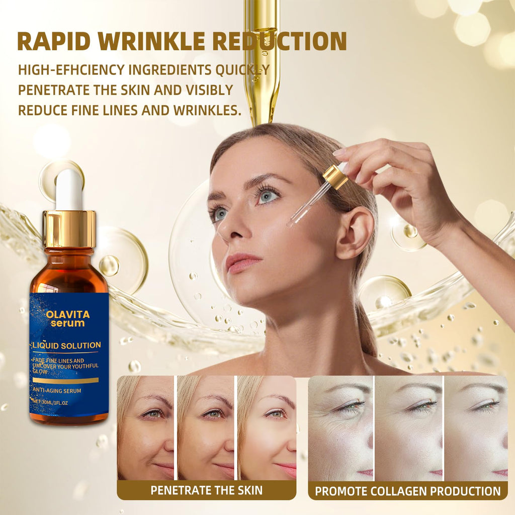 Olavita Serum - Vitamin C & E Facial Serum for Firmer, Youthful Skin