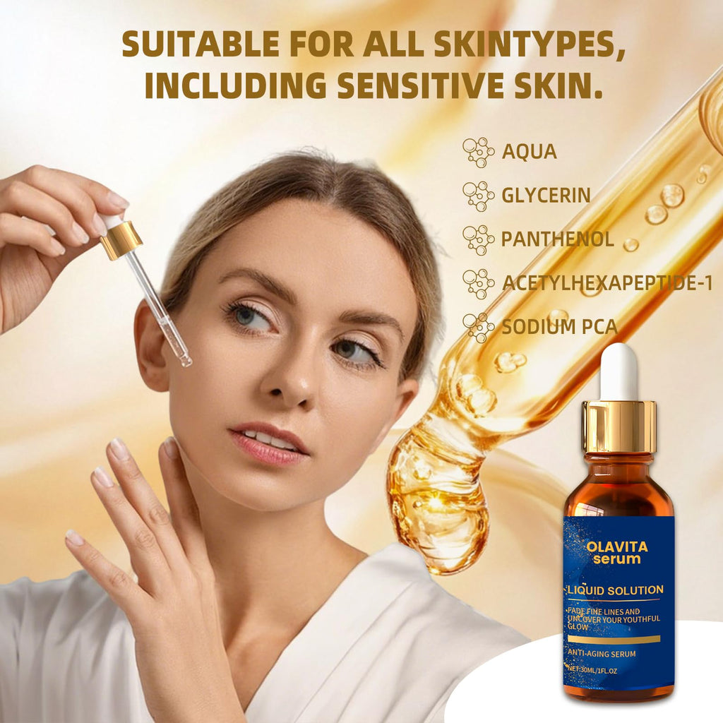 Olavita Serum - Vitamin C & E Facial Serum for Firmer, Youthful Skin