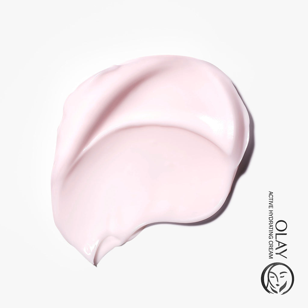 Olay Active Hydrating Cream – Face Moisturizer, 3.4 fl oz | 48-Hour Hydration