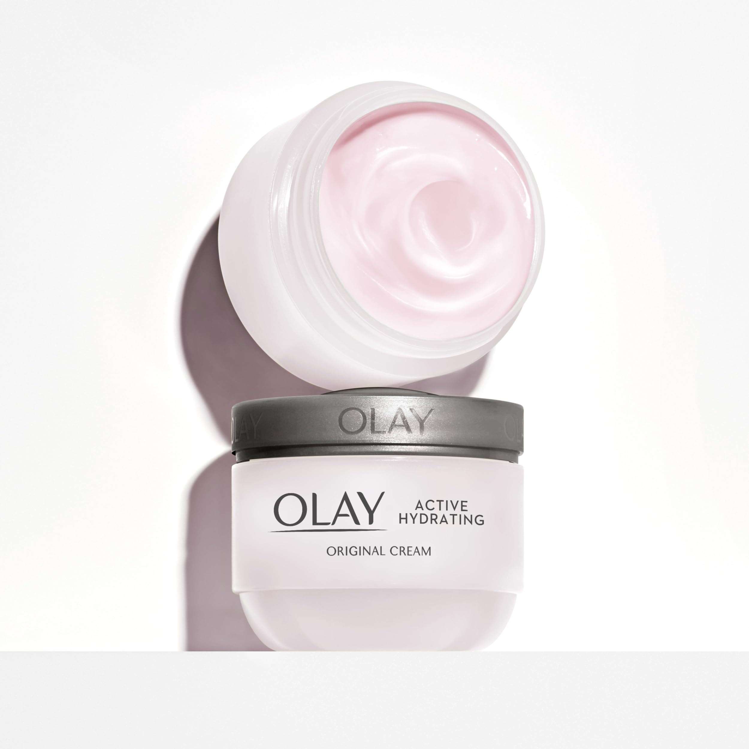 Olay Active Hydrating Cream – Face Moisturizer, 3.4 fl oz | 48-Hour Hydration