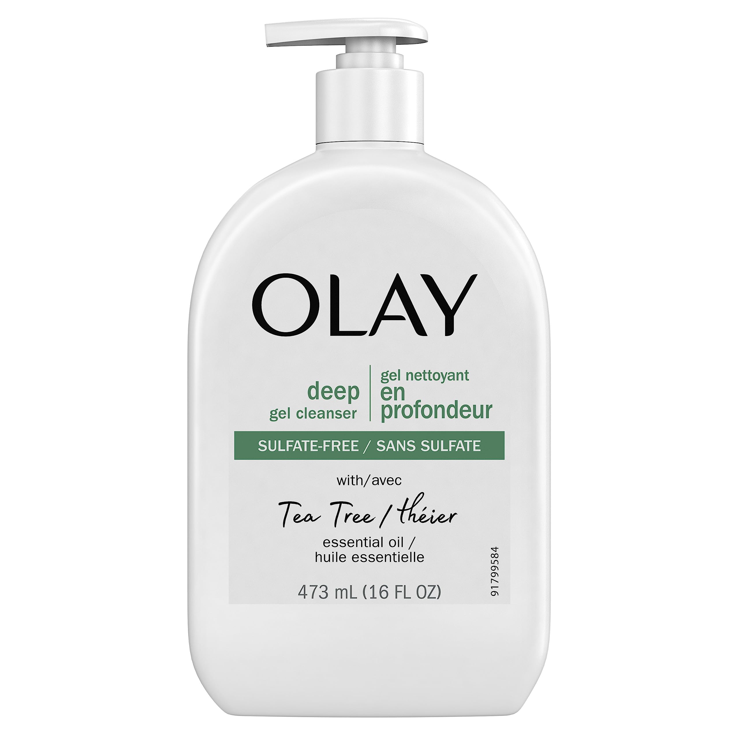 OLAY Deep Gel Cleanser with Tea Tree Oil – 16 oz