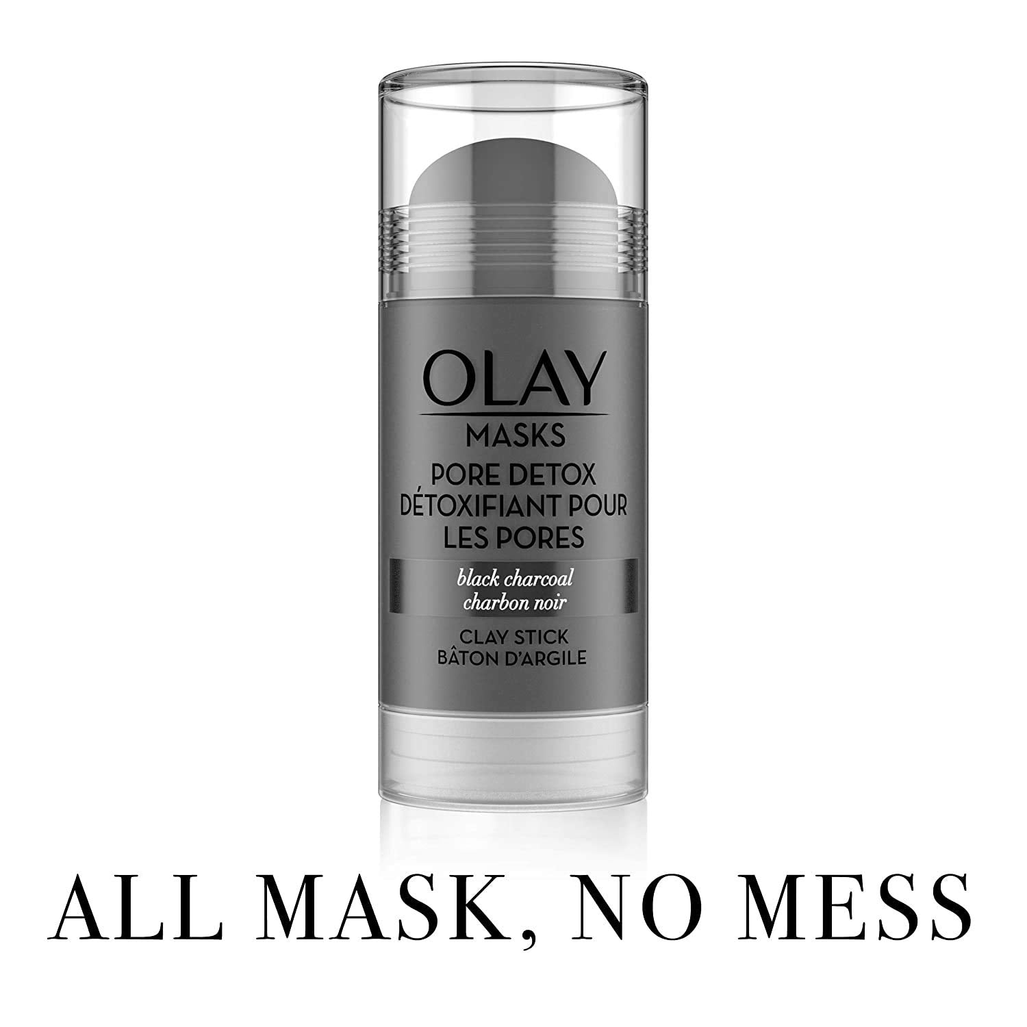 Olay Face Mask Stick – Clay Charcoal Pore Detox, 1.7 oz