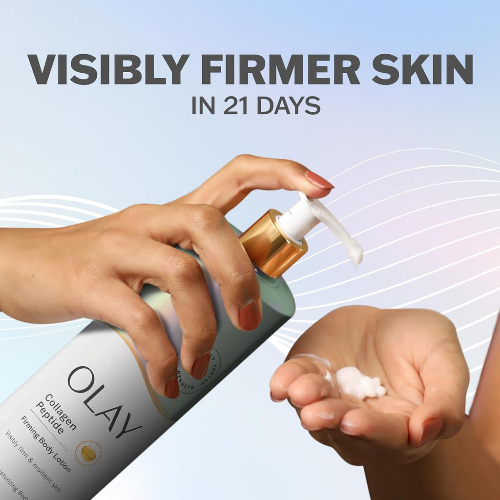 Olay Firming & Hydrating Body Lotion with Collagen – 17 oz Pump (Pack of 4)