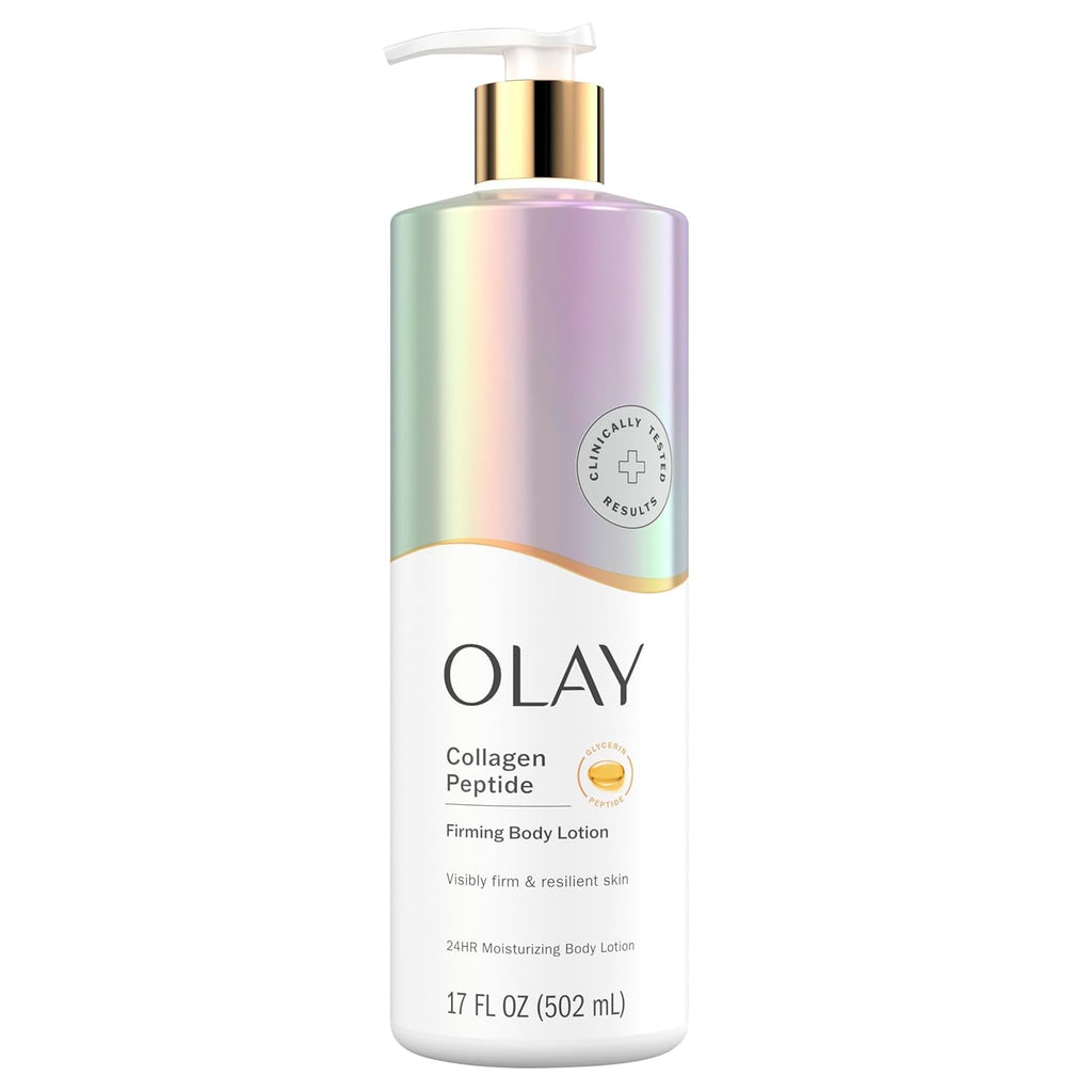 Olay Firming & Hydrating Body Lotion with Collagen – 17 oz Pump (Pack of 4)