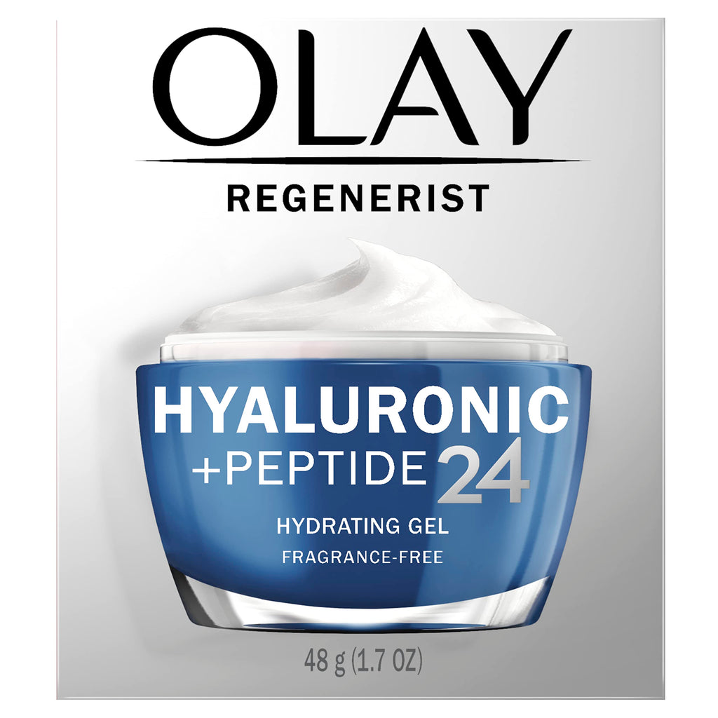 Olay Regenerist Hyaluronic + Plum Refresh Ultralight Gel – Fragrance-Free Hydration (1.7 oz)